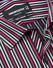 Stripe Pink Classic Fit Shirt FS2794RF-15