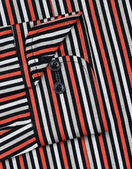 Stripe Orange Classic Fit Shirt FS2795RF-15.5