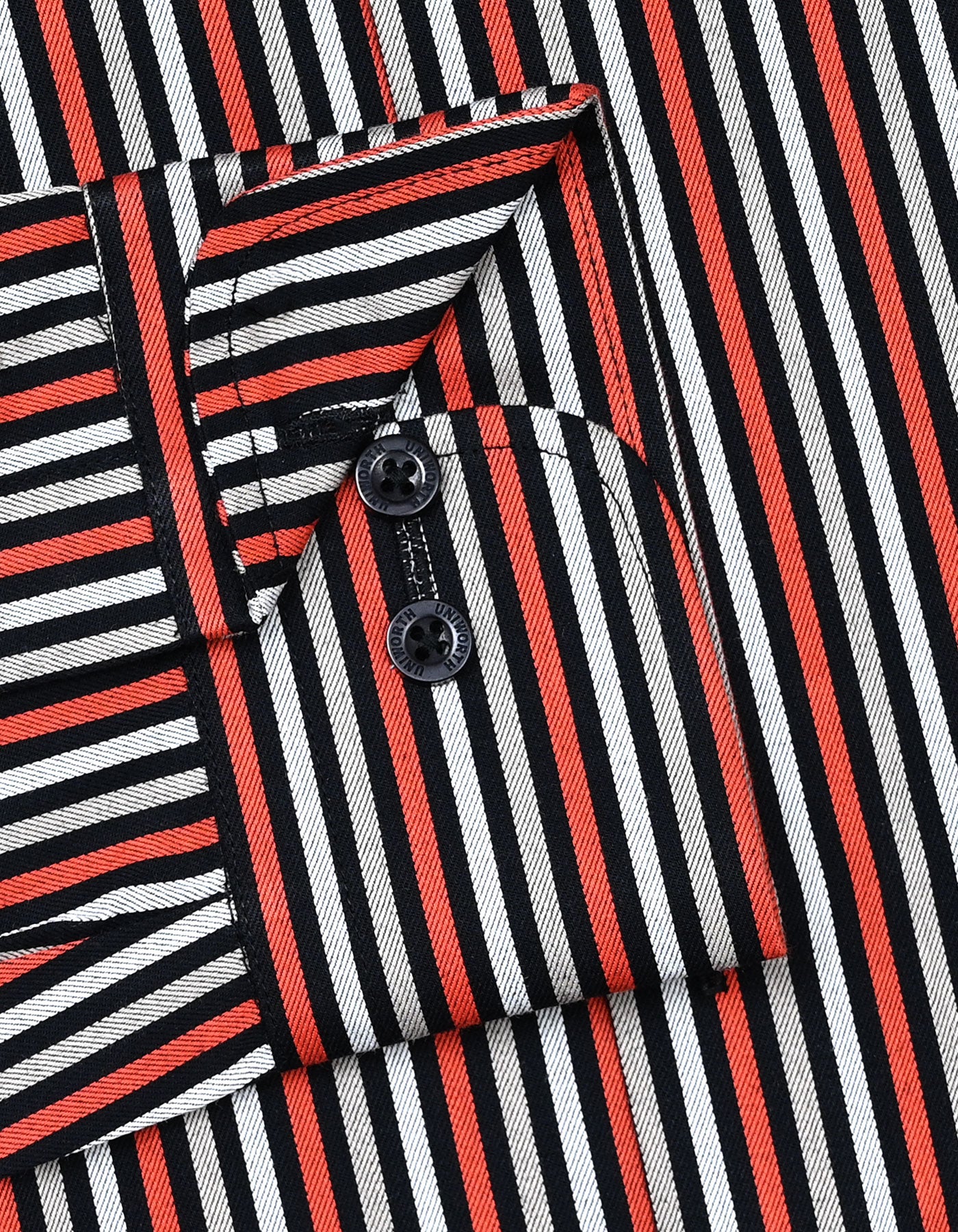 Stripe Orange Tailored Smart Fit Shirt FS2795SF-15.5