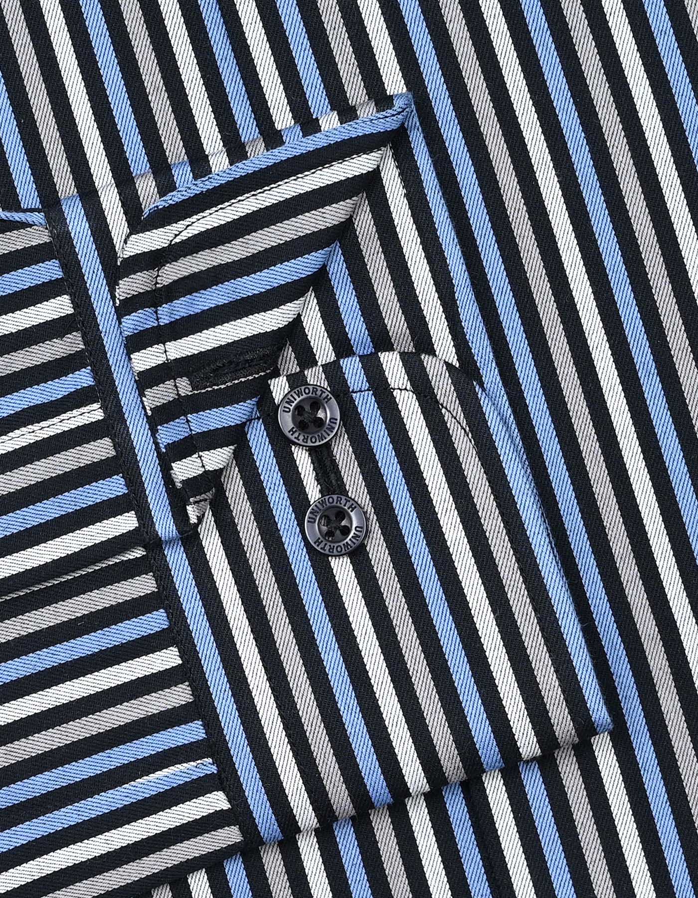 Stripe Sky Tailored Smart Fit Shirt FS2796SF-15.5