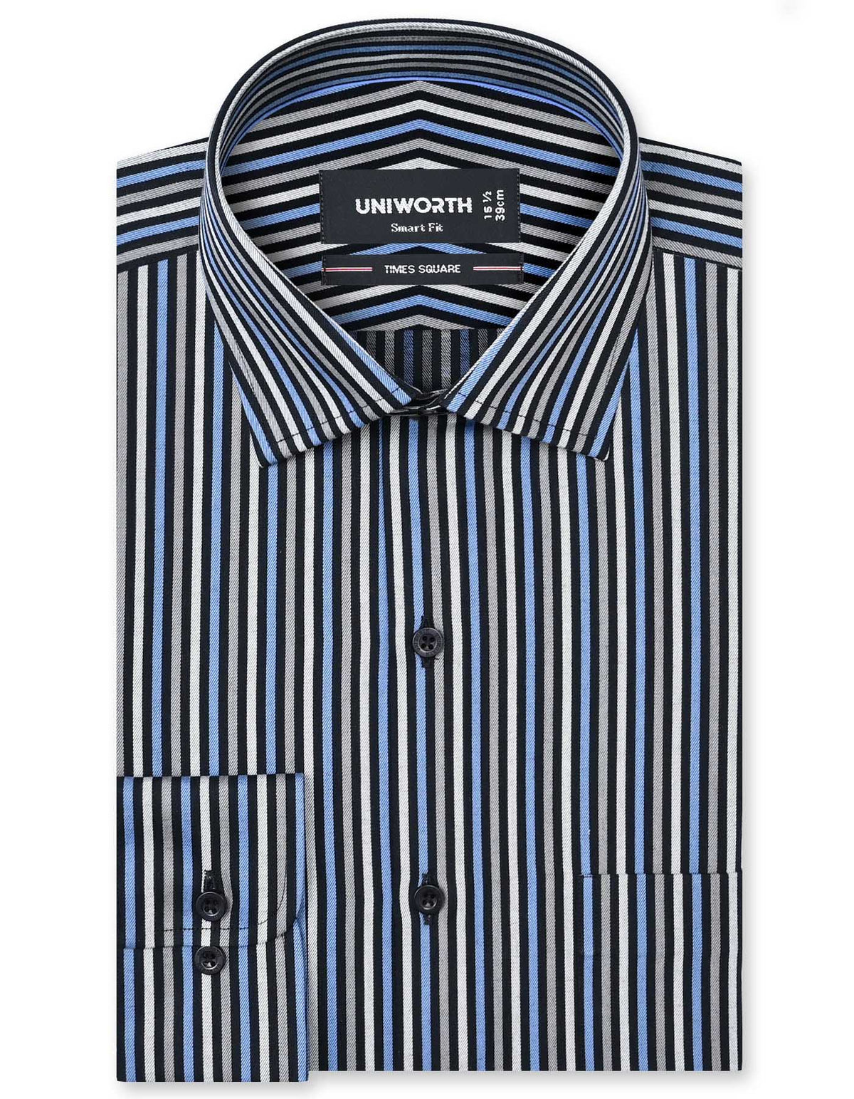 Stripe Sky Tailored Smart Fit Shirt FS2796SF-14.5