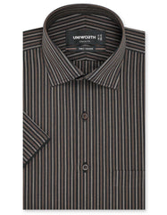 Stripe Chocolate Classic Fit Shirt FS2797RH-14.5