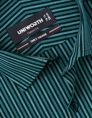 Stripe Teal Classic Fit Shirt FS2798RF-15