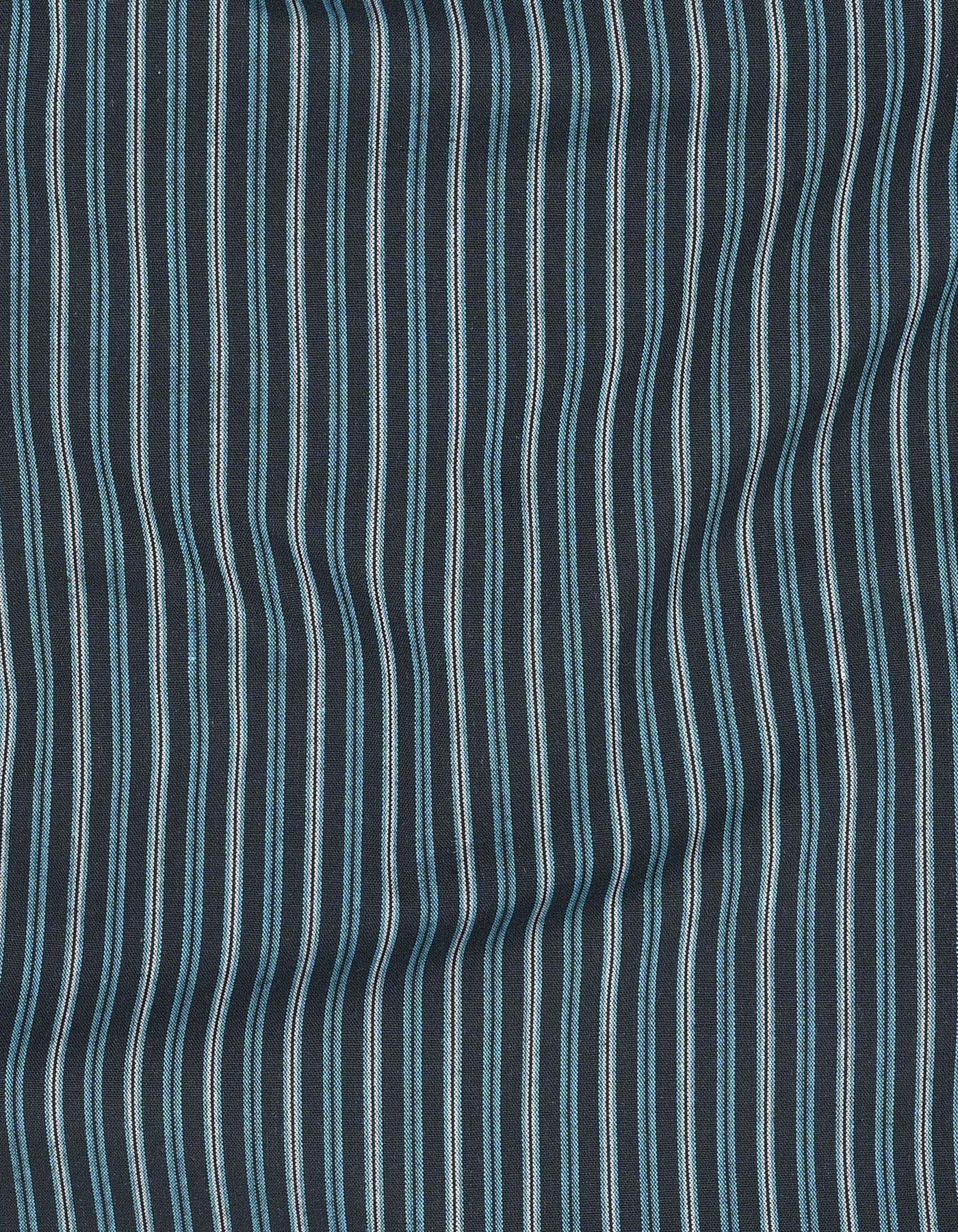 Stripe Teal Smart Fit Shirt FS2798SH-16