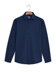 Plain Navy Classic Fit Shirt FS27RF-15.5