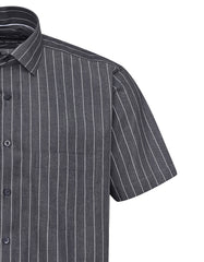 Stripe Charcoal Smart Fit Shirt FS2817SH-15.5