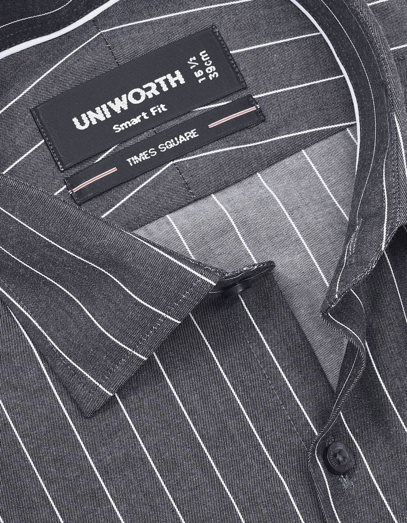Stripe Charcoal Smart Fit Shirt FS2817SH-15