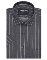 Stripe Charcoal Smart Fit Shirt FS2817SH-14.5