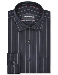 Stripe Black Classic Fit Shirt FS2818RF-14.5