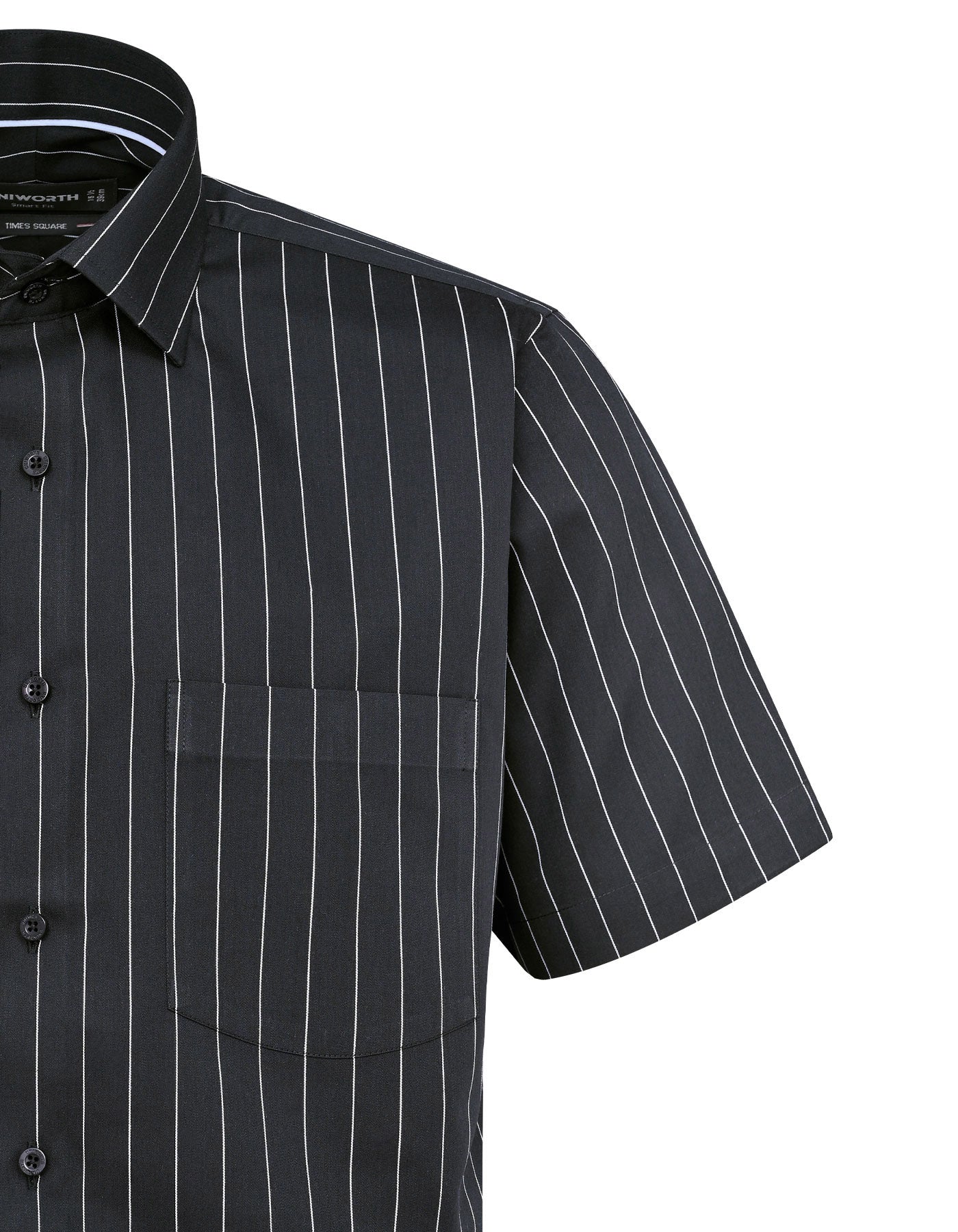 Stripe Black Classic Fit Shirt FS2818RH-15.5