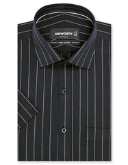 Stripe Black Classic Fit Shirt FS2818RH-14.5