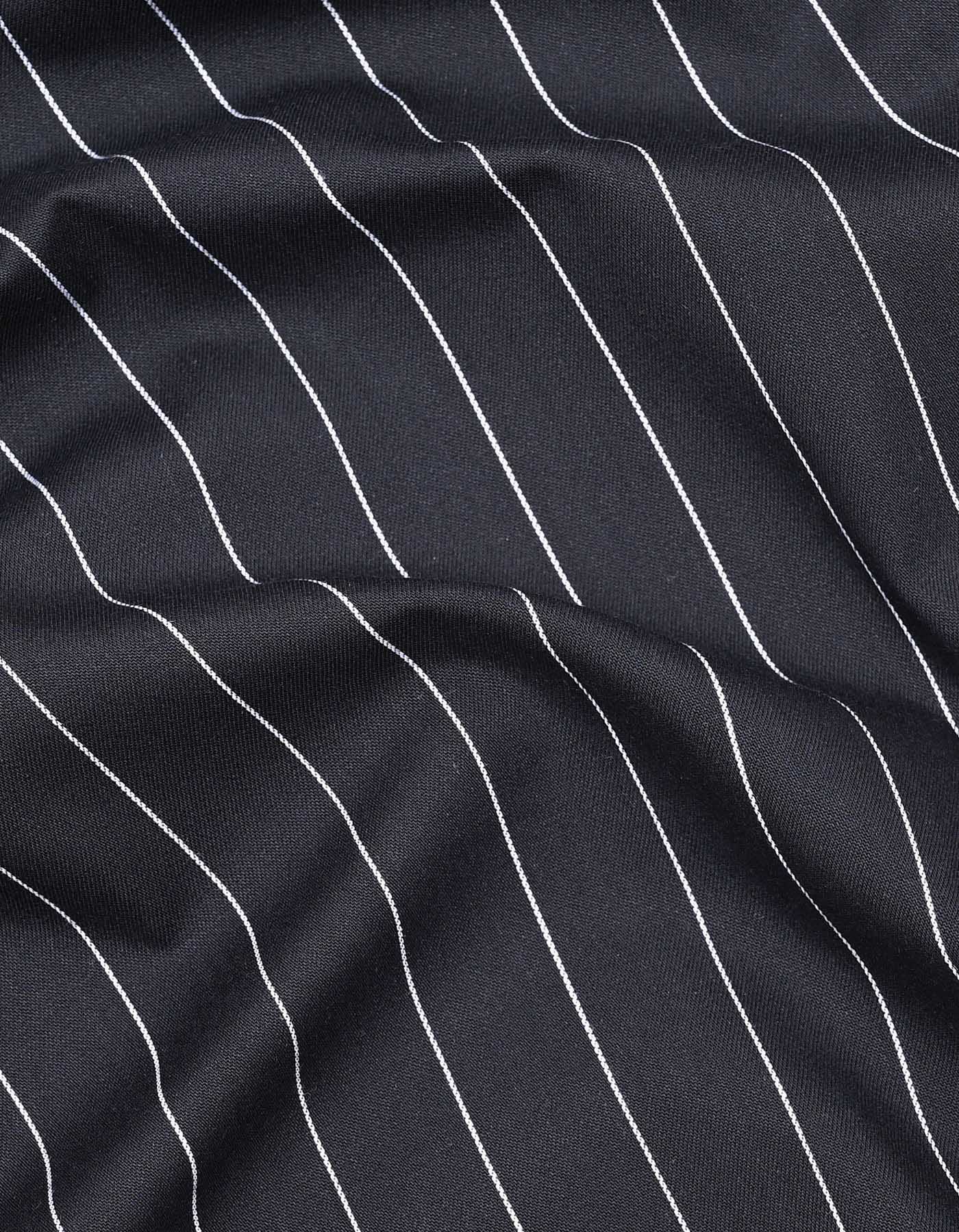 Stripe Black Tailored Smart Fit Shirt FS2818SF-16