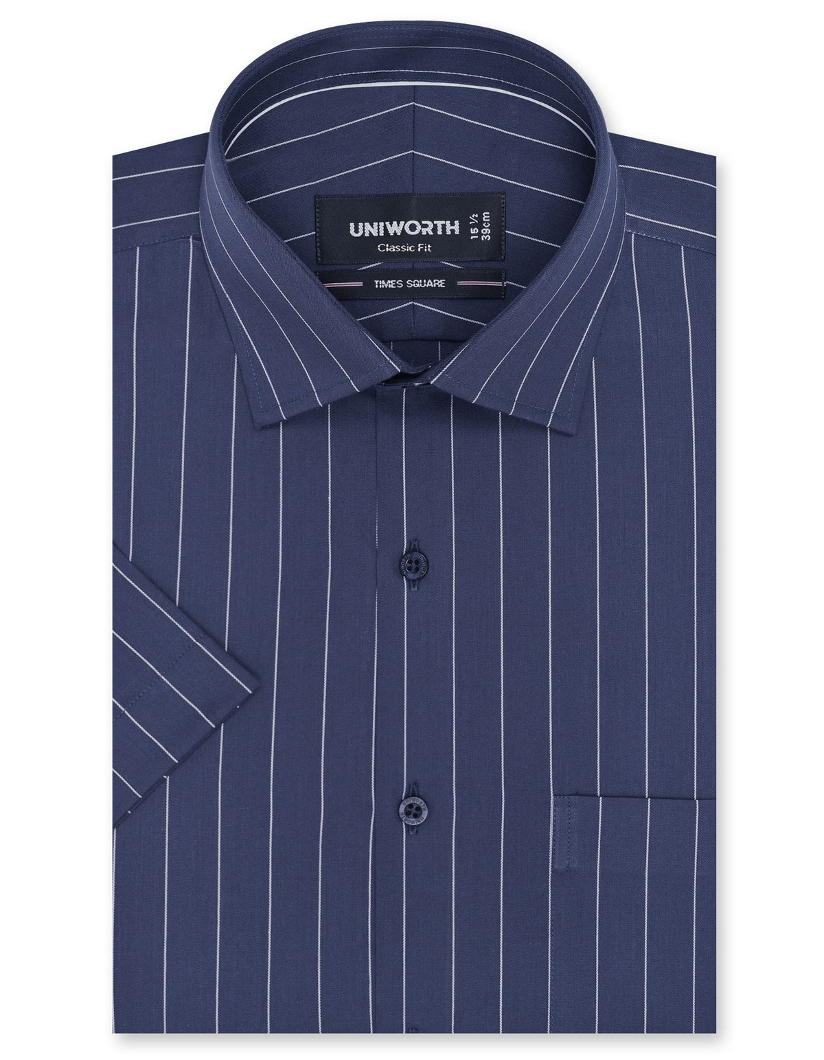 Stripe Navy Classic Fit Shirt FS2819RH-14.5