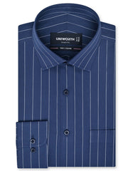 Stripe Navy Tailored Smart Fit Shirt FS2819SF-14.5