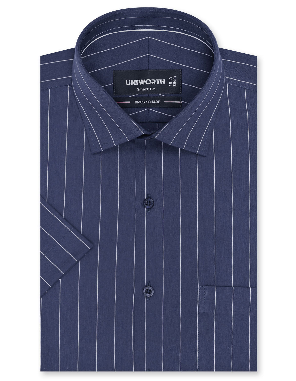 Stripe Navy Smart Fit Shirt FS2819SH-14.5