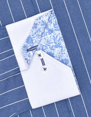 Stripe Blue Classic Fit Shirt FS2820-1RF-16