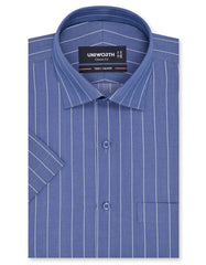 Stripe Blue Classic Fit Shirt FS2820RH-14.5