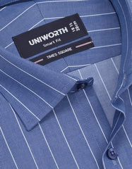 Stripe Blue Smart Fit Shirt FS2820SH-15