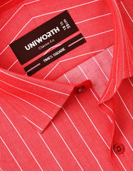 Stripe Red Classic Fit Shirt FS2821RF-15