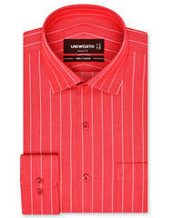 Stripe Red Tailored Smart Fit Shirt FS2821SF-14.5