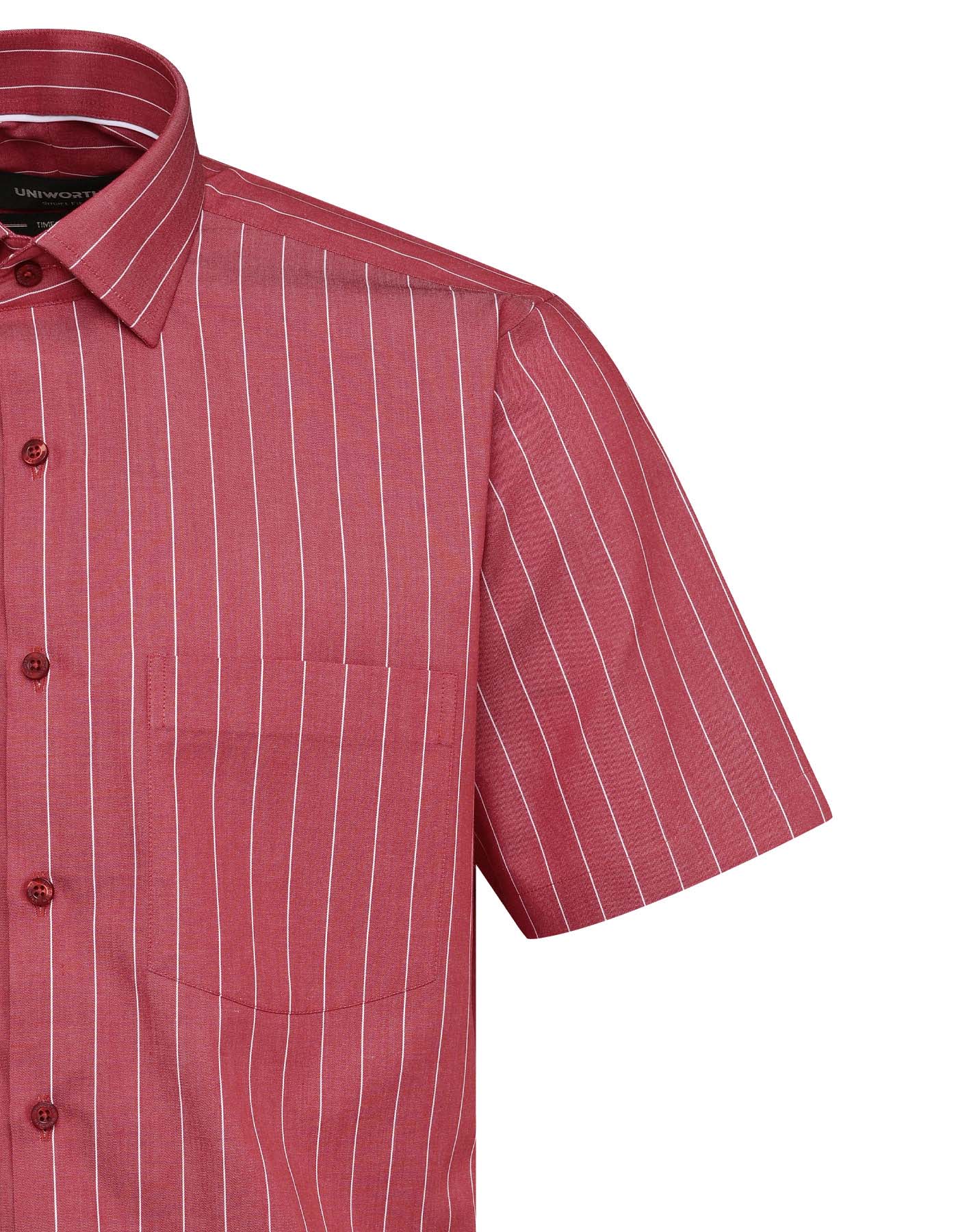 Stripe Red Smart Fit Shirt FS2821SH-15.5
