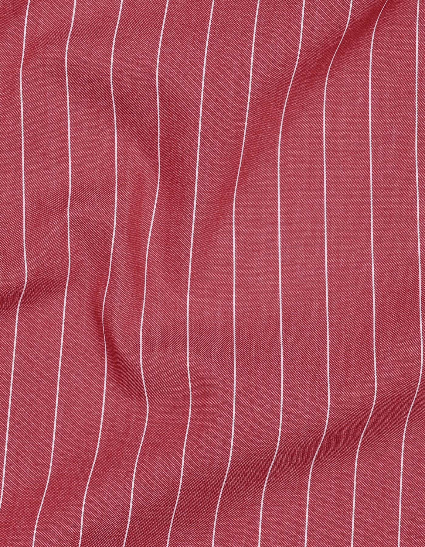 Stripe Red Smart Fit Shirt FS2821SH-16