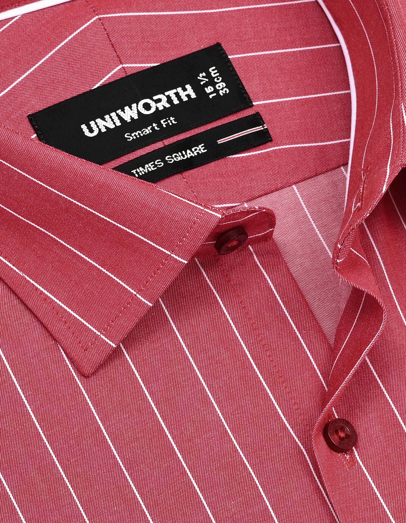 Stripe Red Smart Fit Shirt FS2821SH-15