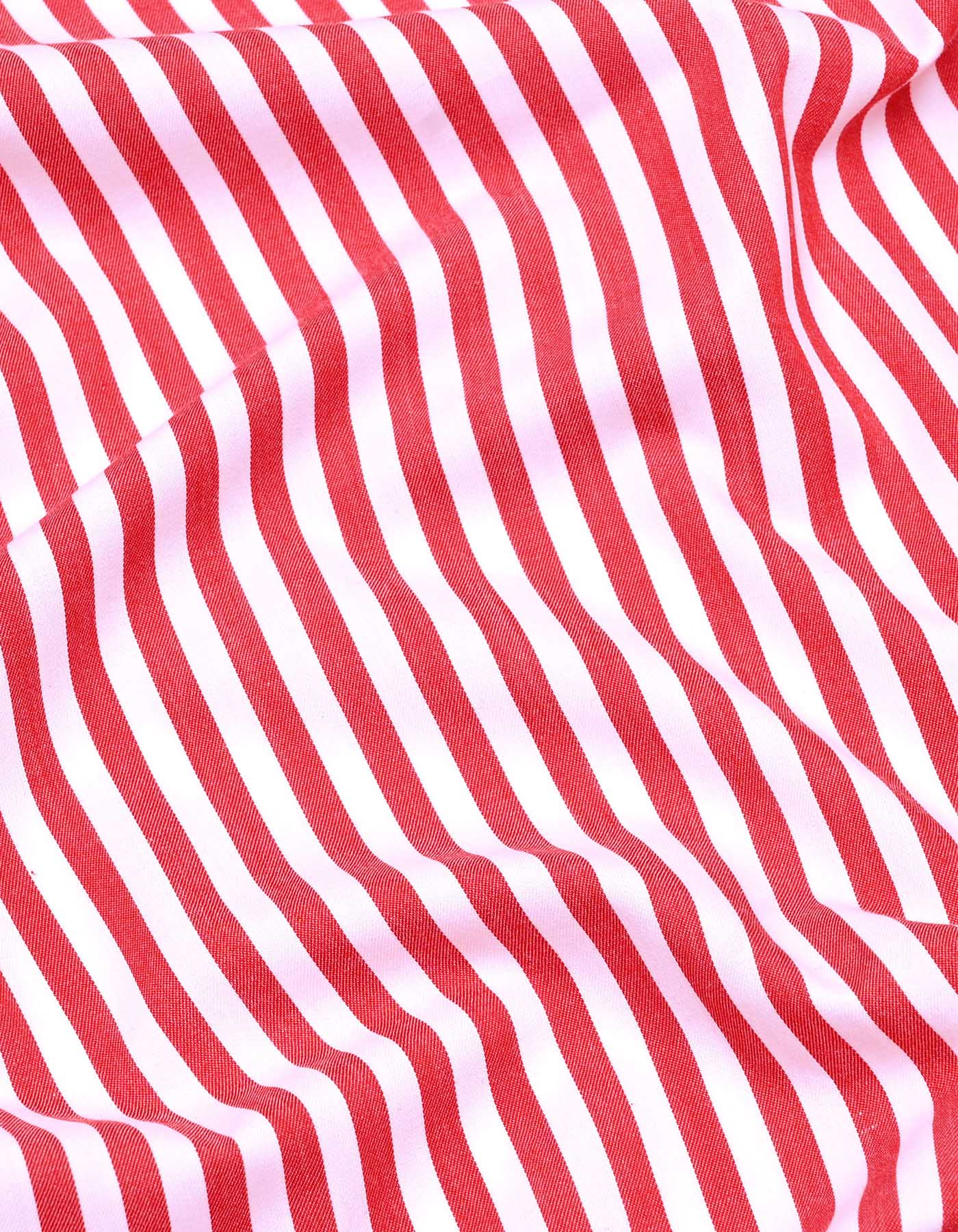 Stripe Red Tailored Smart Fit Shirt FS2822-1SF-16