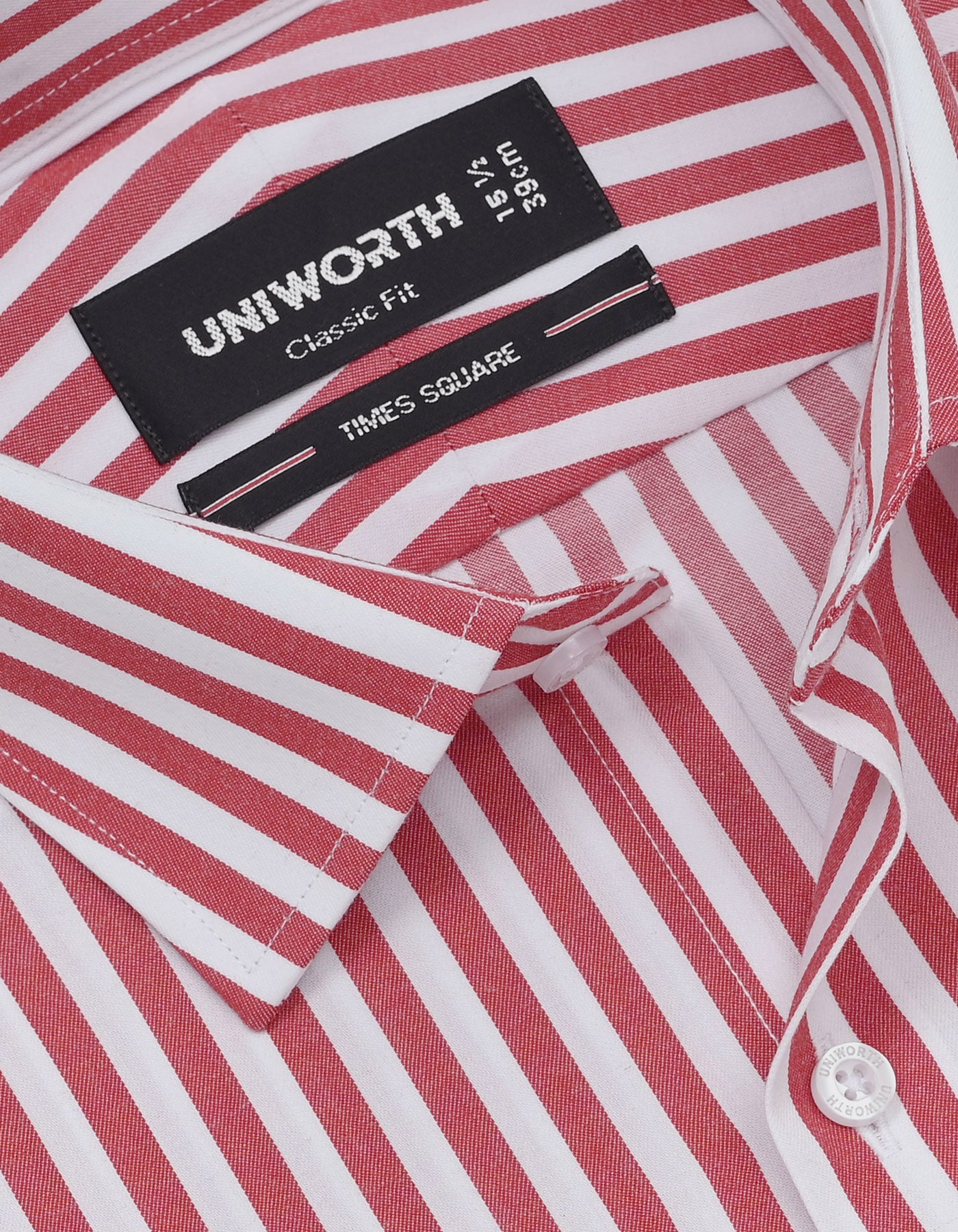 Stripe Red Classic Fit Shirt FS2822RH-15