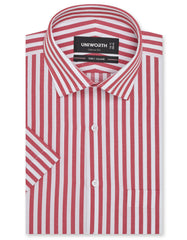 Stripe Red Classic Fit Shirt FS2822RH-14.5