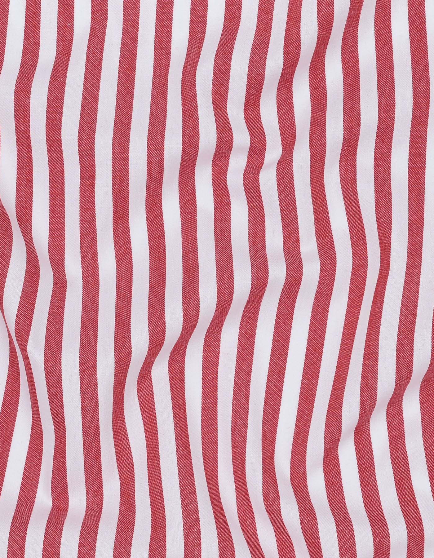 Stripe Red Smart Fit Shirt FS2822SH-16