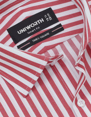 Stripe Red Smart Fit Shirt FS2822SH-15