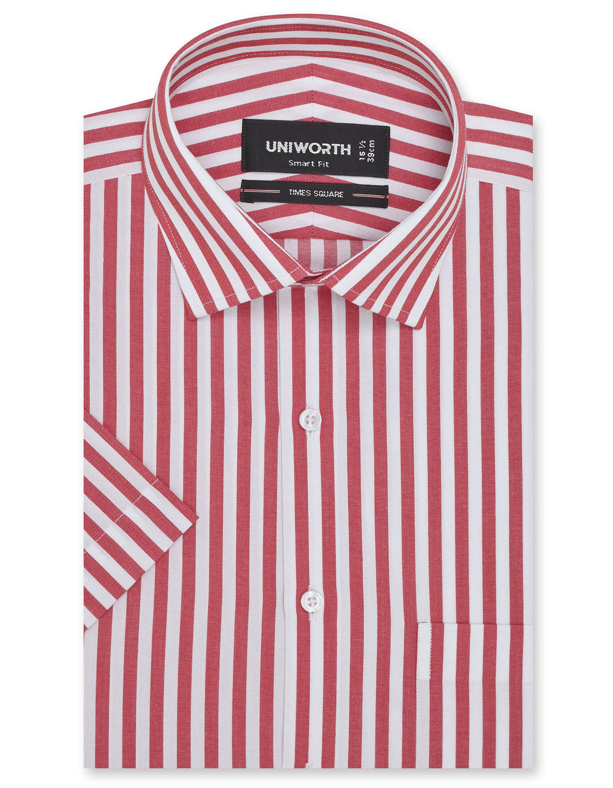 Stripe Red Smart Fit Shirt FS2822SH-14.5