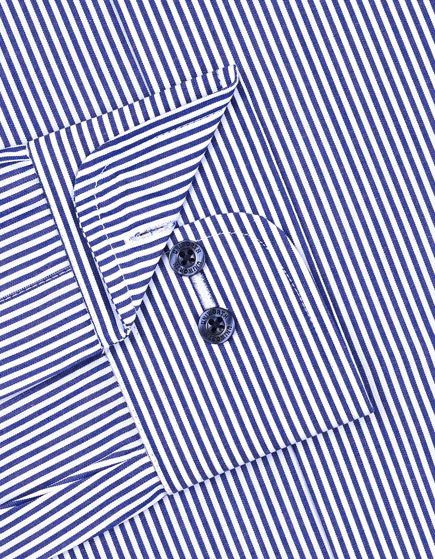 Stripe Navy Tailored Smart Fit Shirt FS2824SF-15.5