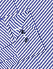 Stripe Navy Tailored Smart Fit Shirt FS2824SF-15.5