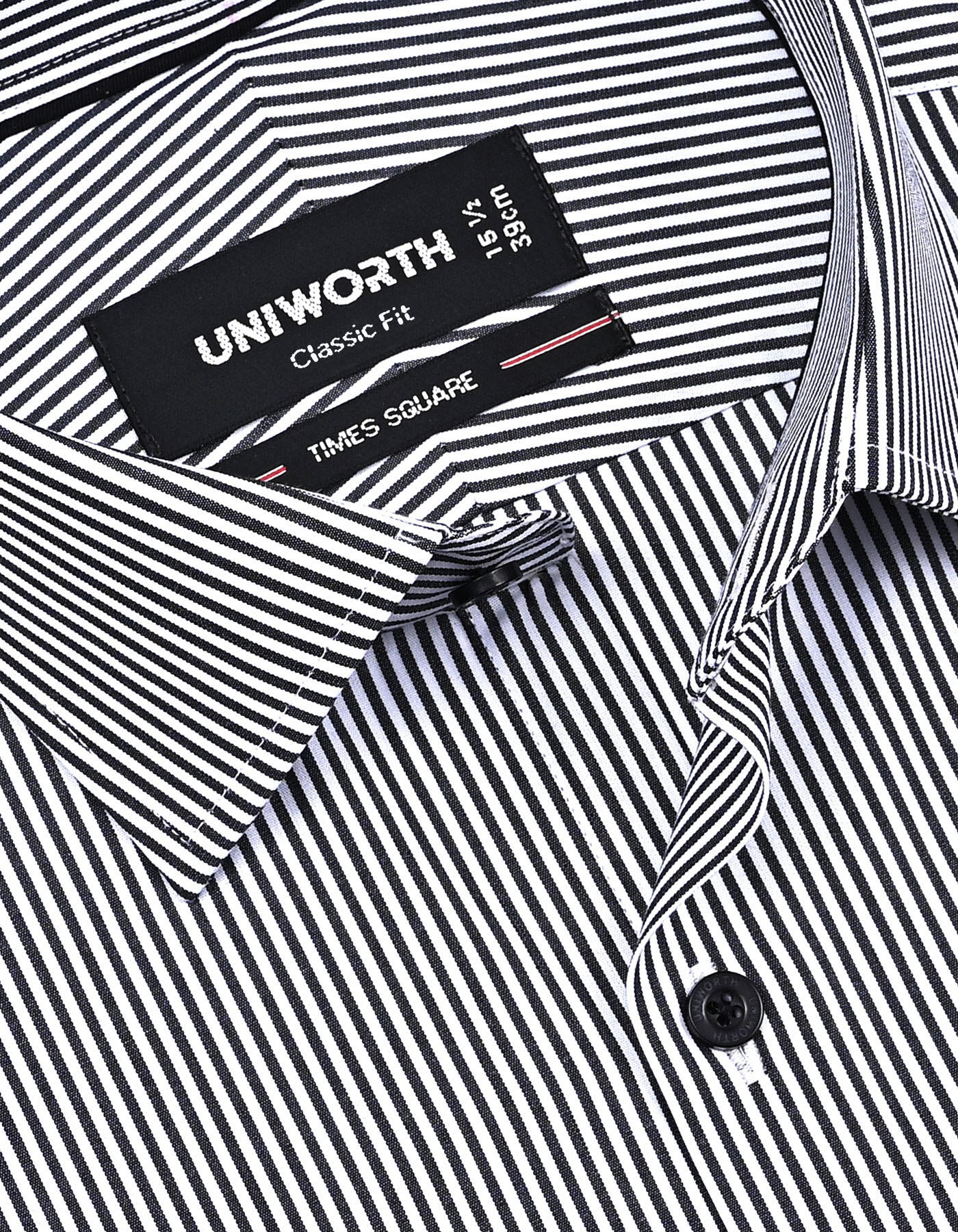 Stripe Black Classic Fit Shirt FS2826RF-15