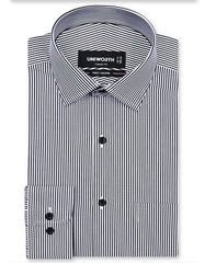 Stripe Black Classic Fit Shirt FS2826RF-14.5