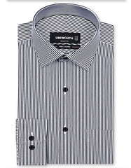 Stripe Black Tailored Smart Fit Shirt FS2826SF-16