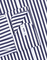 Stripe Navy Classic Fit Shirt FS2829RF-15.5