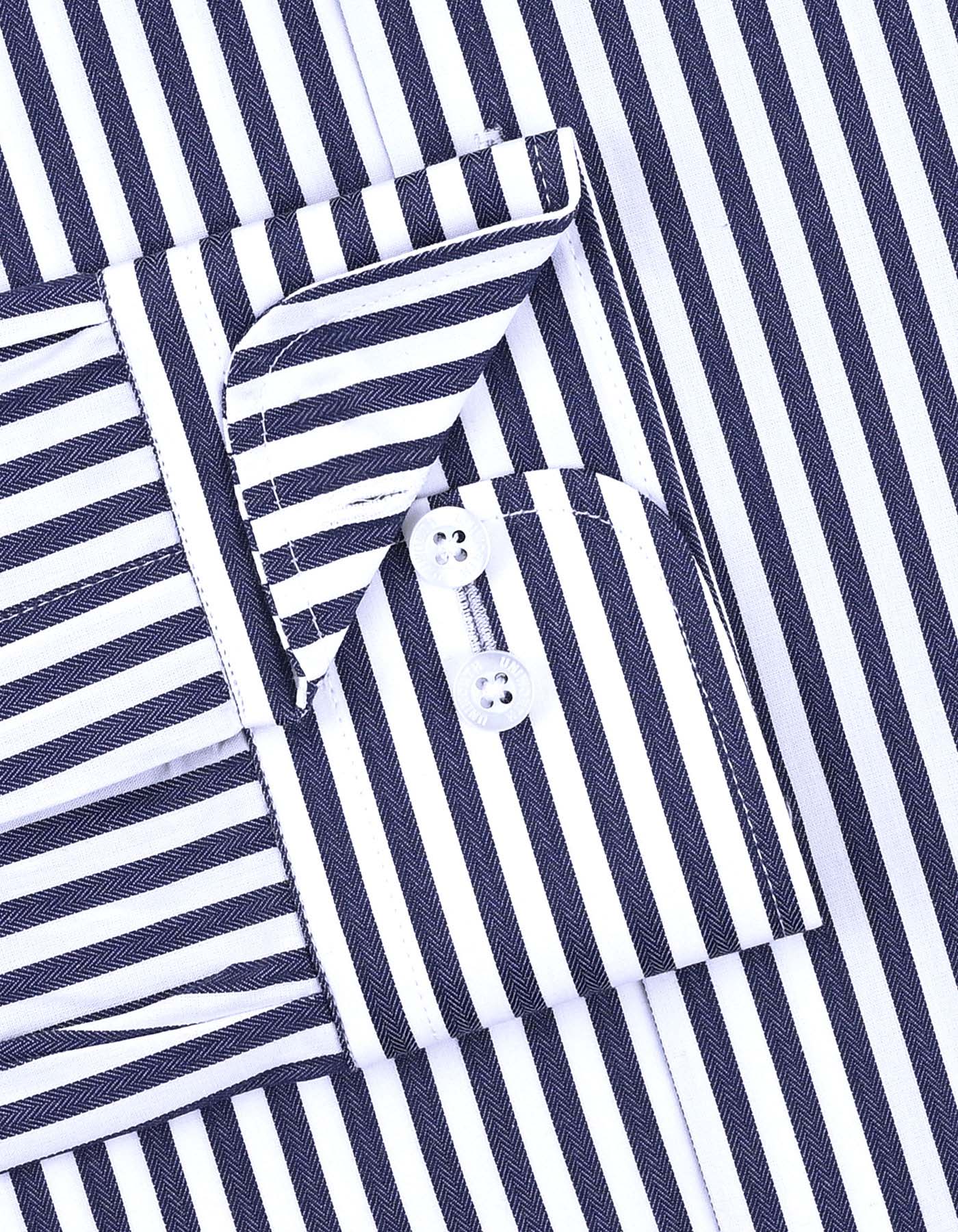 Stripe Navy Tailored Smart Fit Shirt FS2829SF-15.5