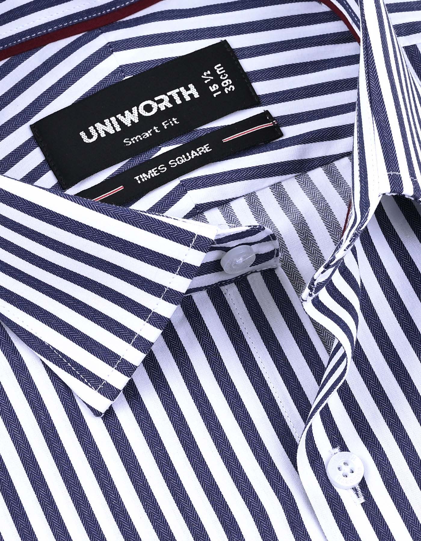 Stripe Navy Tailored Smart Fit Shirt FS2829SF-15