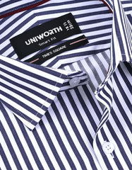 Stripe Navy Tailored Smart Fit Shirt FS2829SF-15