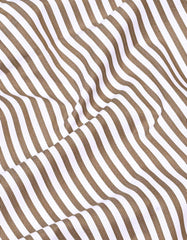 Stripe Brown Classic Fit Shirt FS2830RF-16