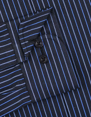 Stripe Blue Classic Fit Shirt FS2832-1RF-15.5