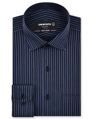Stripe Blue Classic Fit Shirt FS2832-1RF-14.5