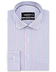 Stripe Red Tailored Smart Fit Shirt FS2833-1SF-14.5