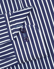 Stripe Navy Classic Fit Shirt FS2833RF-15.5