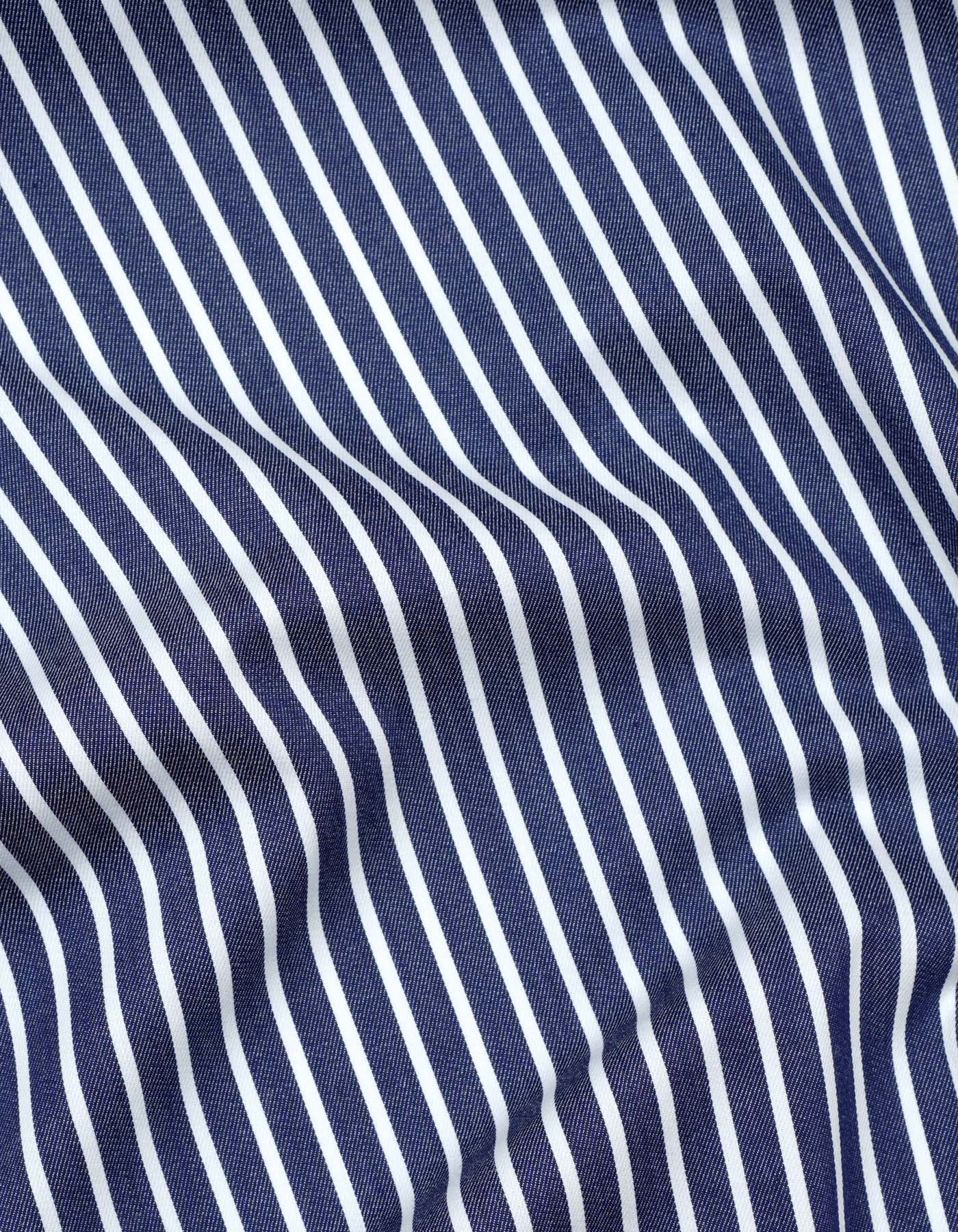 Stripe Navy Classic Fit Shirt FS2833RF-16