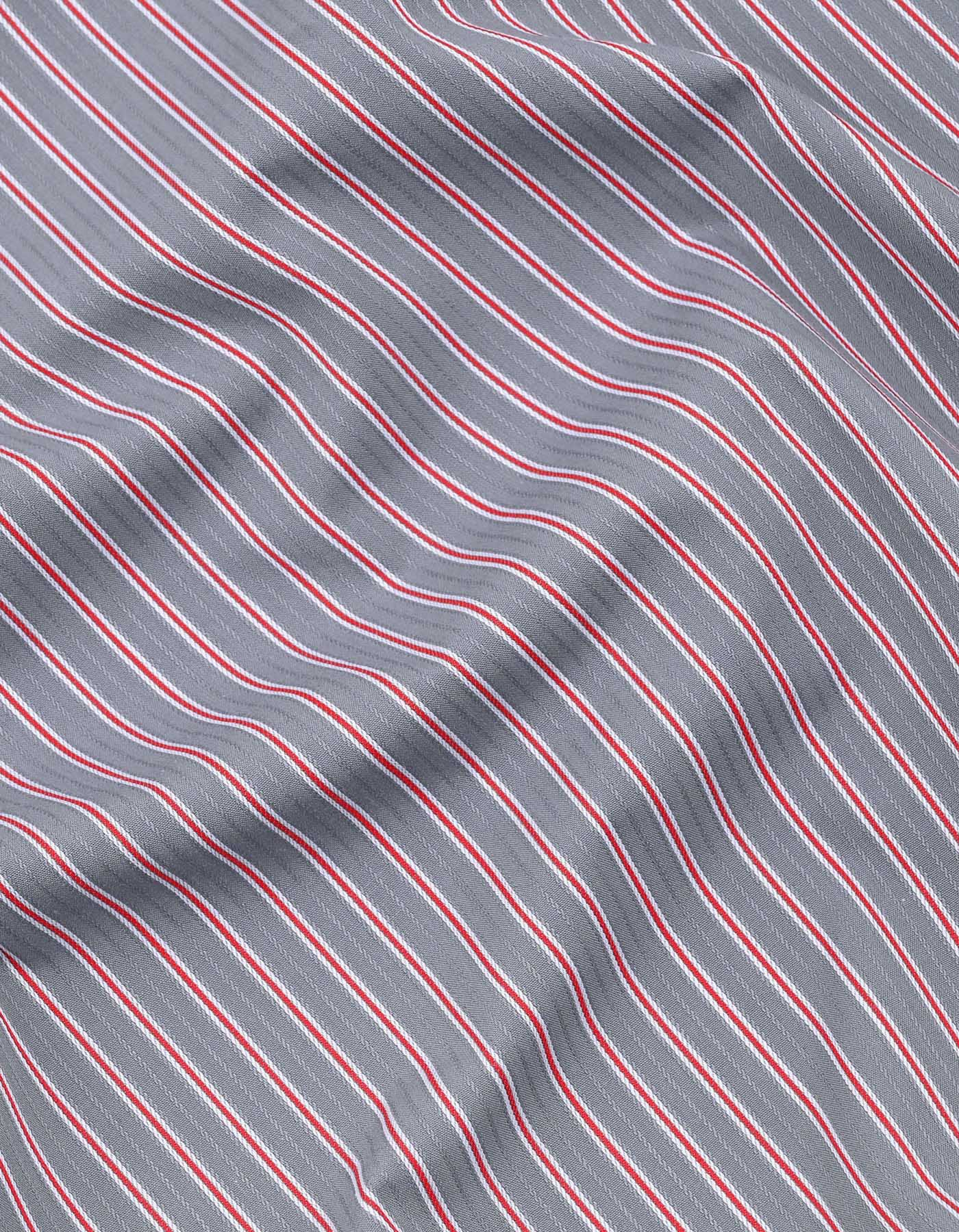 Stripe Red Classic Fit Shirt FS2834RF-16