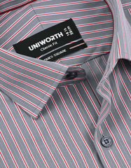 Stripe Red Classic Fit Shirt FS2834RF-15